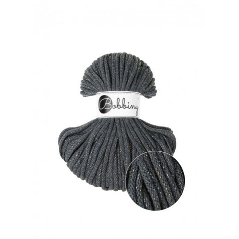 BOBBINY PREMIUM SHINY CHARCOAL 5MM 50M