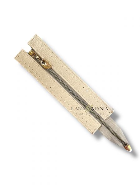 CERNIERA PER BORSA 30cm PANNA