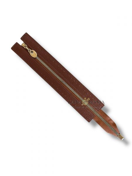 CERNIERA PER BORSA 38cm CUOIO