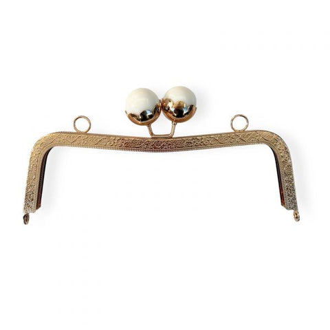 CLIC CLAC GOLD FLOWERS PEARL BIA