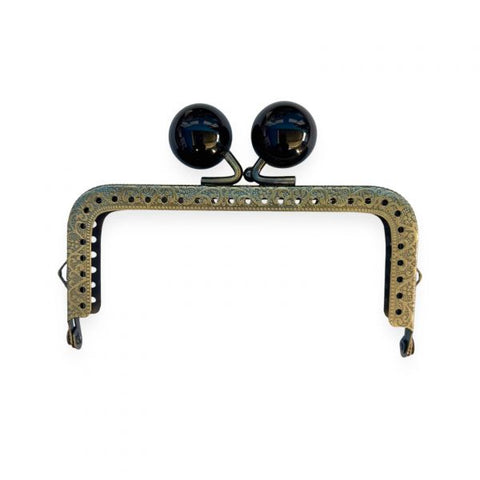 CLIC CLAC PEARL QUADRATA NERO