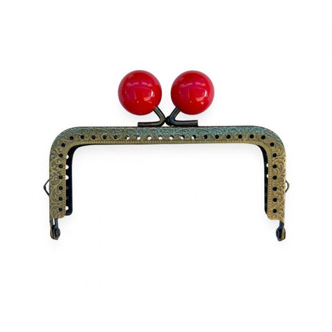 CLIC CLAC PEARL QUADRATA ROSSO
