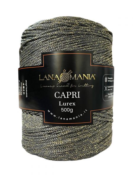 CORDINO CAPRI 500 LUREX 20 GRIGIO