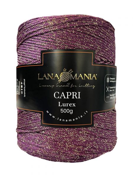 CORDINO CAPRI 500 LUREX 53 PRUGNA