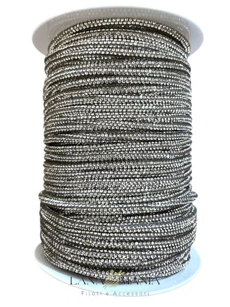 CORDINO STRASS - 10 METRI ARGENTO