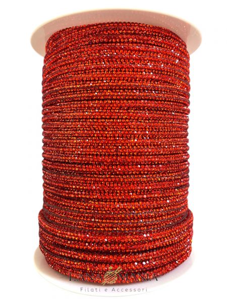 CORDINO STRASS - 10 METRI ARANCIONE