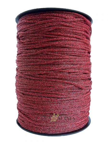 CORDINO THAI LUREX FIREFLY ROSSO