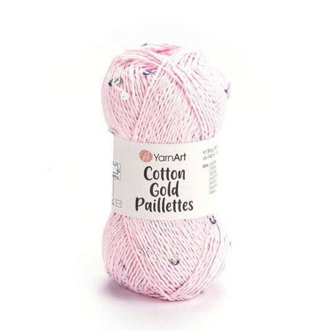 COTTON GOLD PAILLETTES 7107