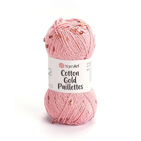 COTTON GOLD PAILLETTES 7108