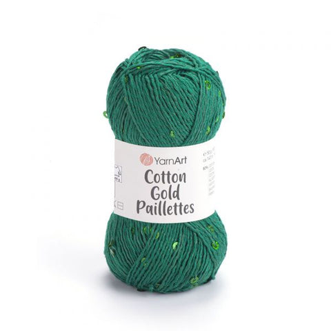 COTTON GOLD PAILLETTES 7114