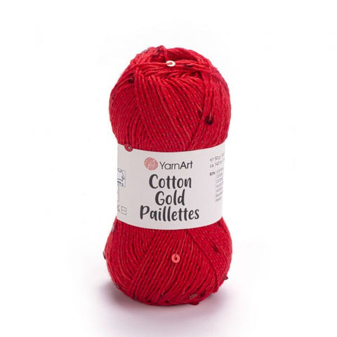COTTON GOLD PAILLETTES 7115