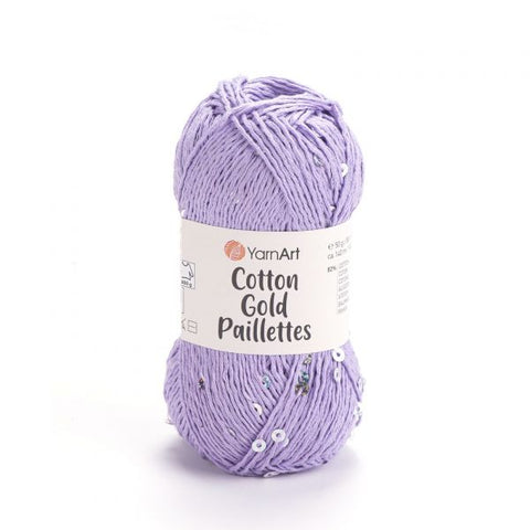COTTON GOLD PAILLETTES 7116