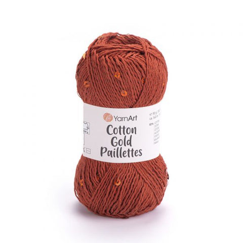 COTTON GOLD PAILLETTES 7117