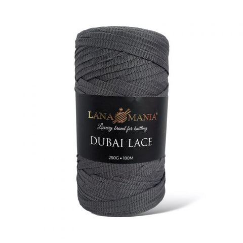 DUBAI LACE CORDINO PIATTO 04 GRI