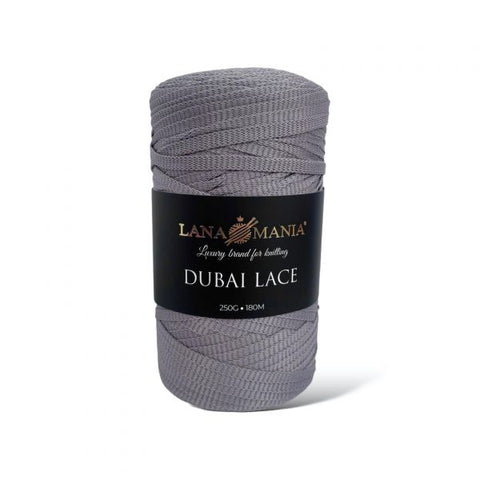 DUBAI LACE CORDINO PIATTO 13 GRI