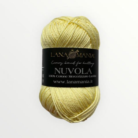 FILATO 100% COTONE NUVOLA 03 GIALLO PAGLIERINO