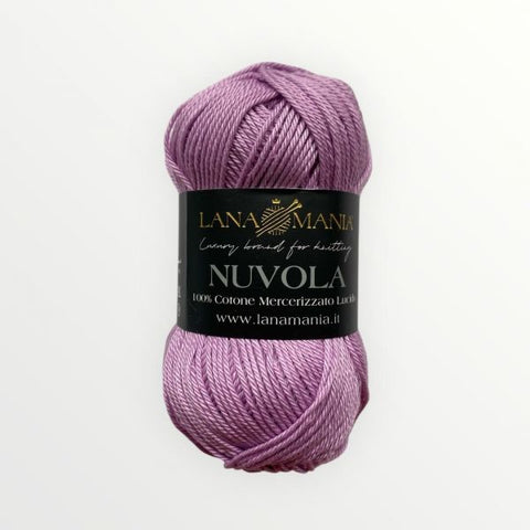FILATO 100% COTONE NUVOLA 10 LILLA