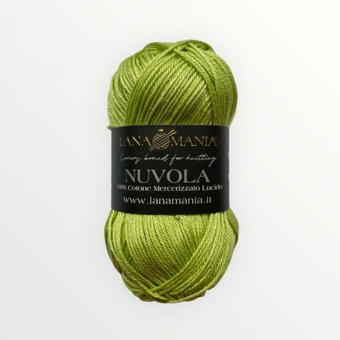 FILATO 100% COTONE NUVOLA 12 VERDE PISELLO