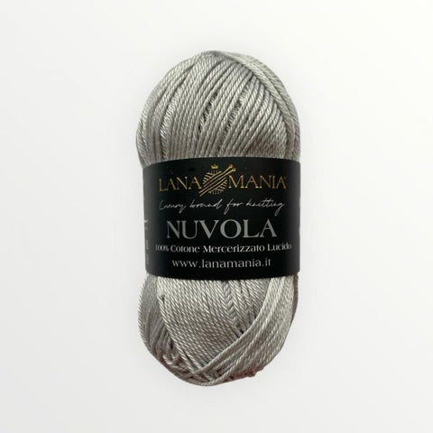 FILATO 100% COTONE NUVOLA 18 GRIGIO PERLA