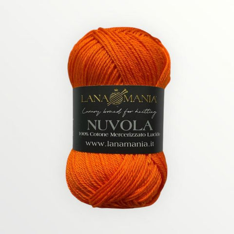 FILATO 100% COTONE NUVOLA 23 ARANCIONE