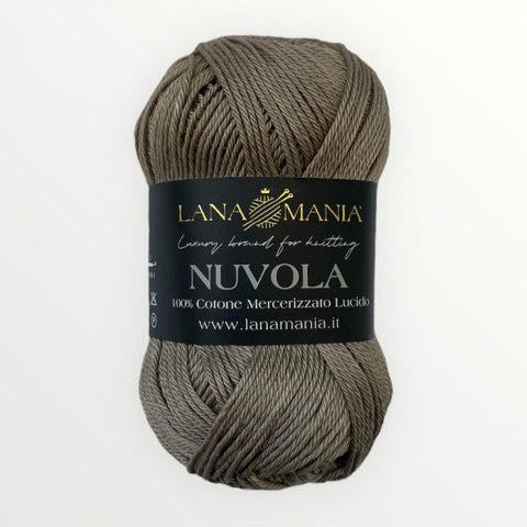 FILATO 100% COTONE NUVOLA 28 TORTORA