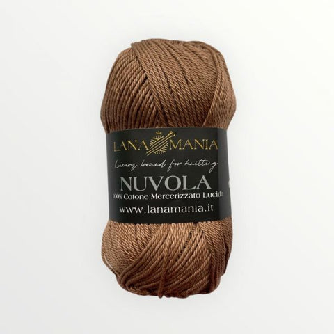 FILATO 100% COTONE NUVOLA 32 CAMMELLO