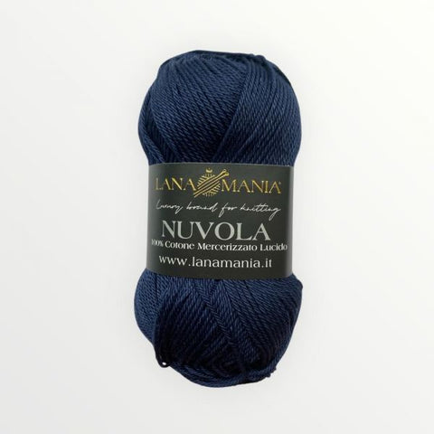 FILATO 100% COTONE NUVOLA 40 BLU NOTTE