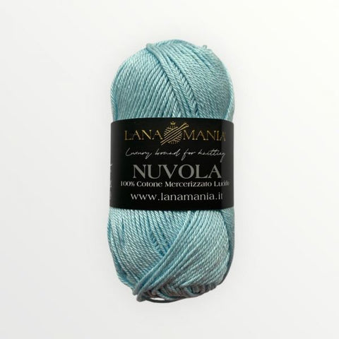 FILATO 100% COTONE NUVOLA 50 AZZURRO BABY