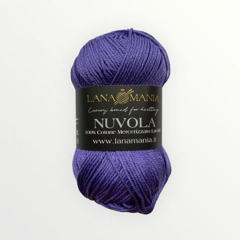 FILATO 100% COTONE NUVOLA 55 VIOLA CHIARO