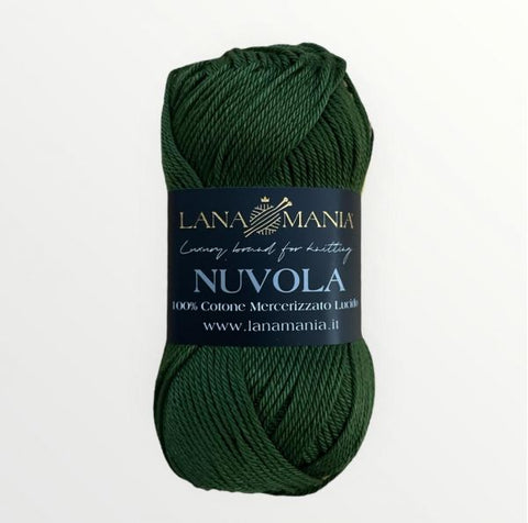 FILATO 100% COTONE NUVOLA 88 VERDE MILITARE