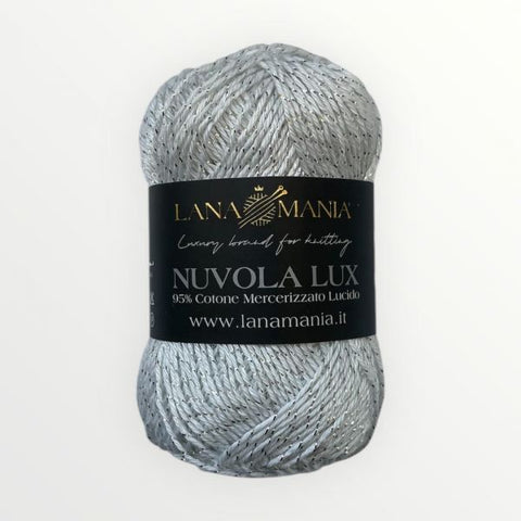FILATO 95% COTONE 5% LAME' NUVOLA LUX 102
