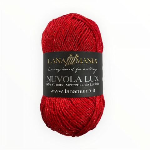 FILATO 95% COTONE 5% LAME' NUVOLA LUX 105