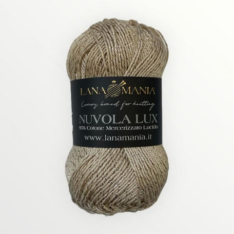 FILATO 95% COTONE 5% LAME' NUVOLA LUX 108