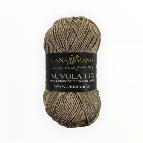 FILATO 95% COTONE 5% LAME' NUVOLA LUX 110