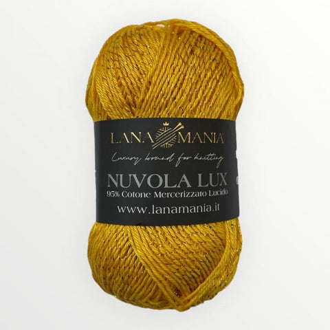 FILATO 95% COTONE 5% LAME' NUVOLA LUX 117