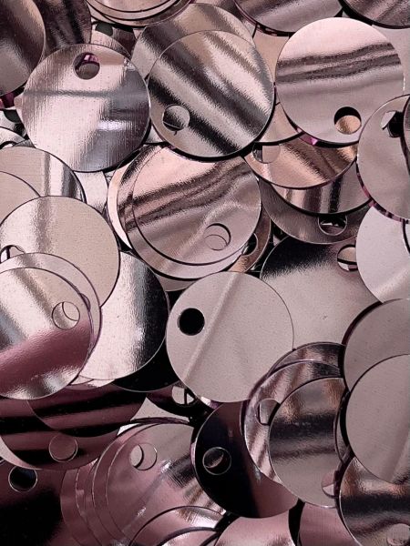 PAILLETTES 2,5CM 50G MALVA