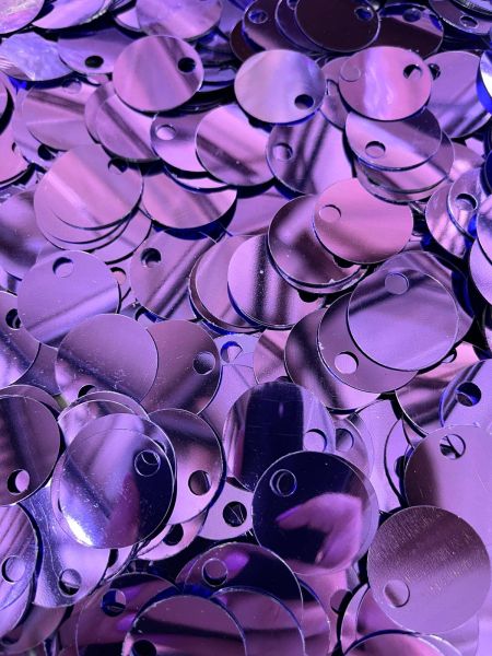 PAILLETTES 2,5CM 50G VIOLA