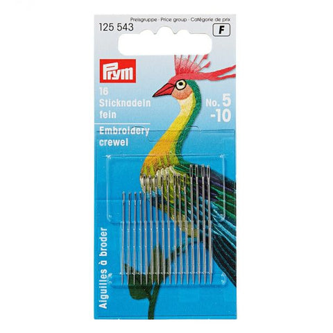 PRYM 125543 AGHI PER RICAMO CREW