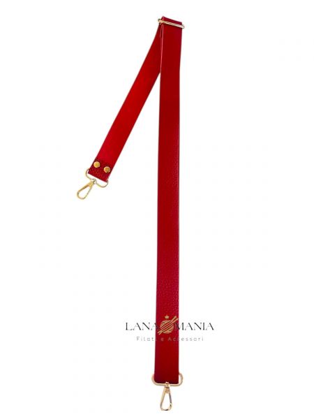 TRACOLLA ROSSA CON DETTAGLI ORO