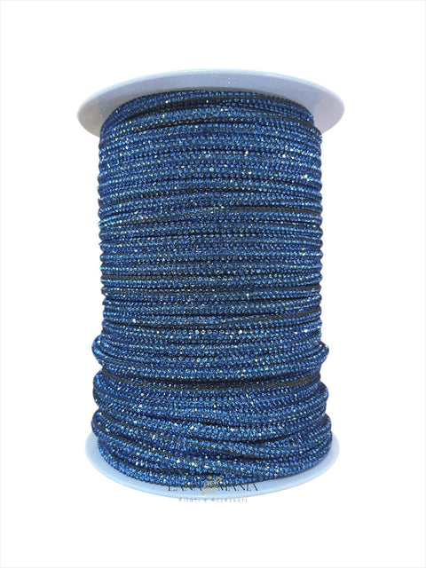CORDINO STRASS - 10 METRI BLUE JEANS