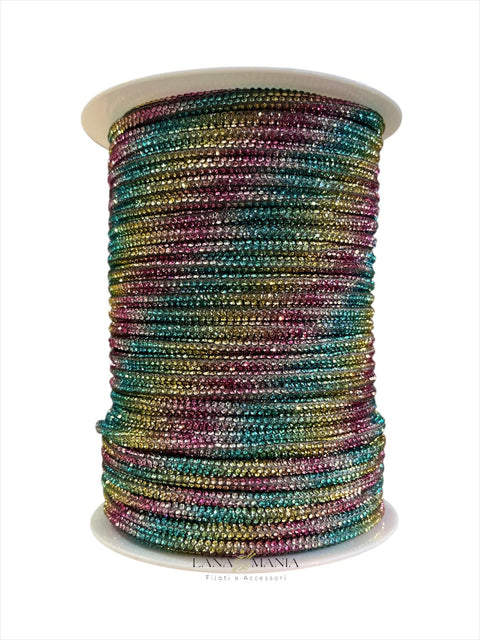 CORDINO STRASS - 10 METRI LIGHTRAINBOW
