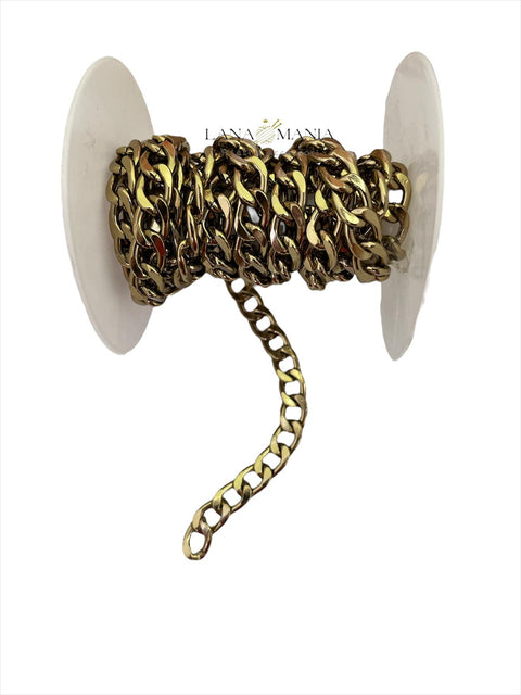 Catena per borsa in oro o argento e varie dimensioni