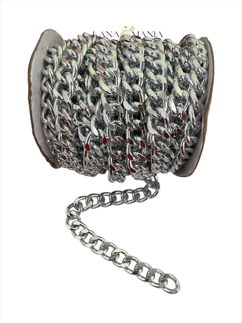 Catena per borsa in oro o argento e varie dimensioni