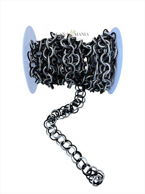 CATENA PER BORSA 11 BLACK AND SILVER