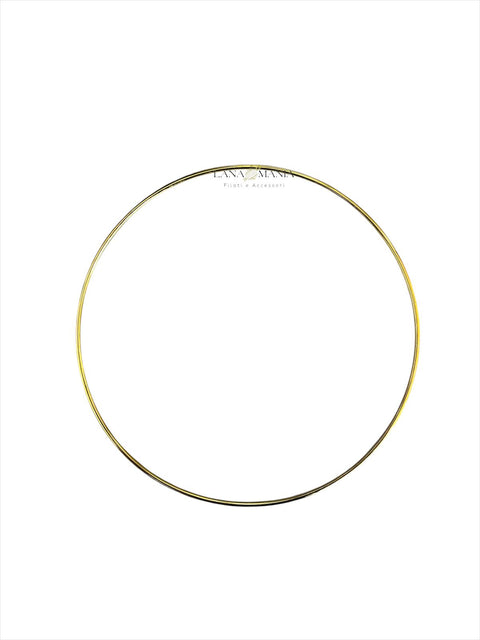 CERCHIO IN METALLO ORO 20CM