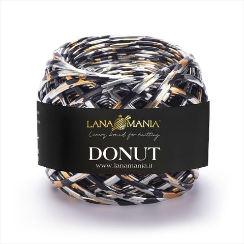 FETTUCCIA PER BORSE DONUT ANIMALIER LEOPARDATO ARGENTO