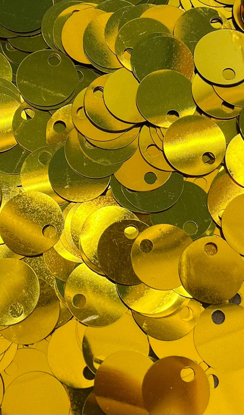 PAILLETTES 2,5CM 50G ORO EGIZIANO