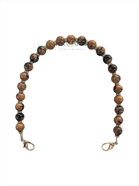 CATENA PER BORSA QUEEN CIOCCOLATO