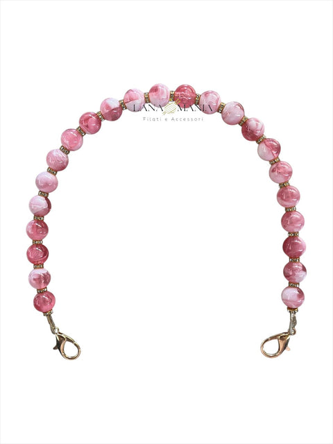 CATENA PER BORSA QUEEN ROSA