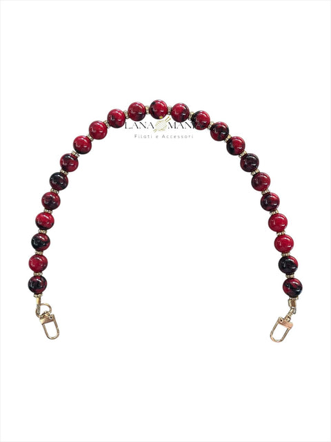 CATENA PER BORSA QUEEN ROSSA